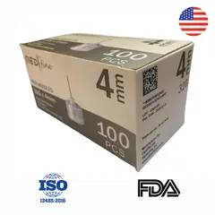 GENERICO - MEDTFINE Agujas para lápiz de Insulina Ozempic Victoza 4 mm 32G