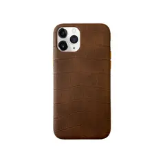 CELLBOX - Carcasa de Cuero para iPhone 11 Pro Max - Marrón