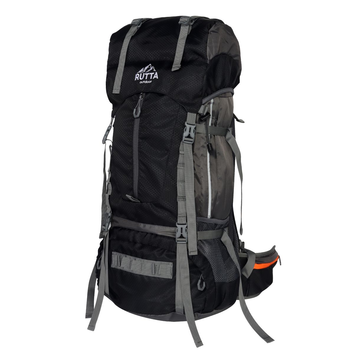 RUTTA - Mochila Camping 75L Negro
