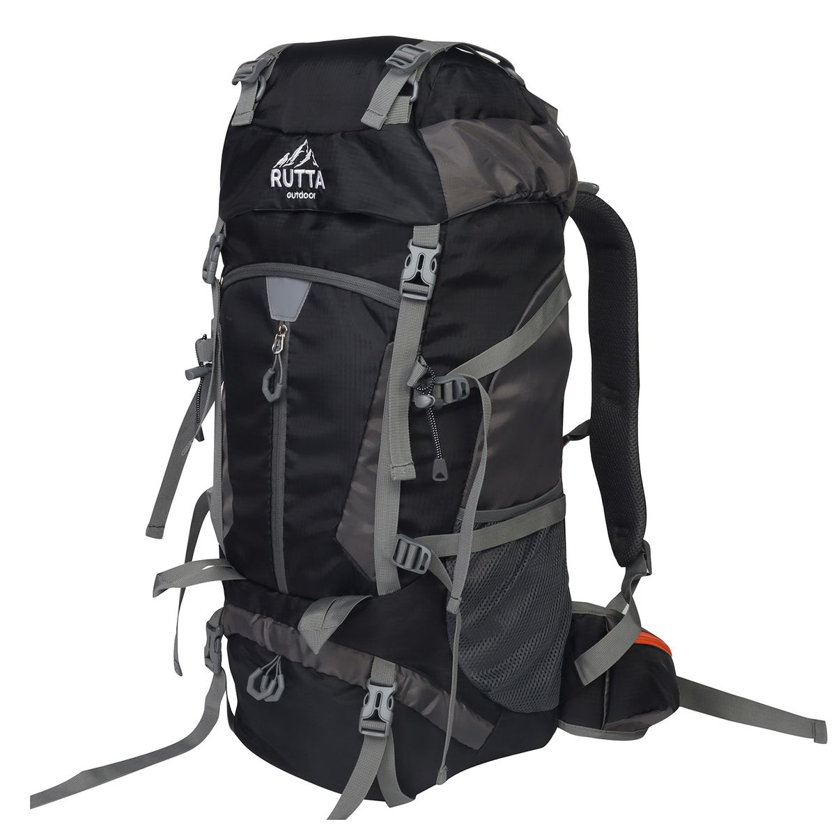 RUTTA - Mochila Camping 65L Negro