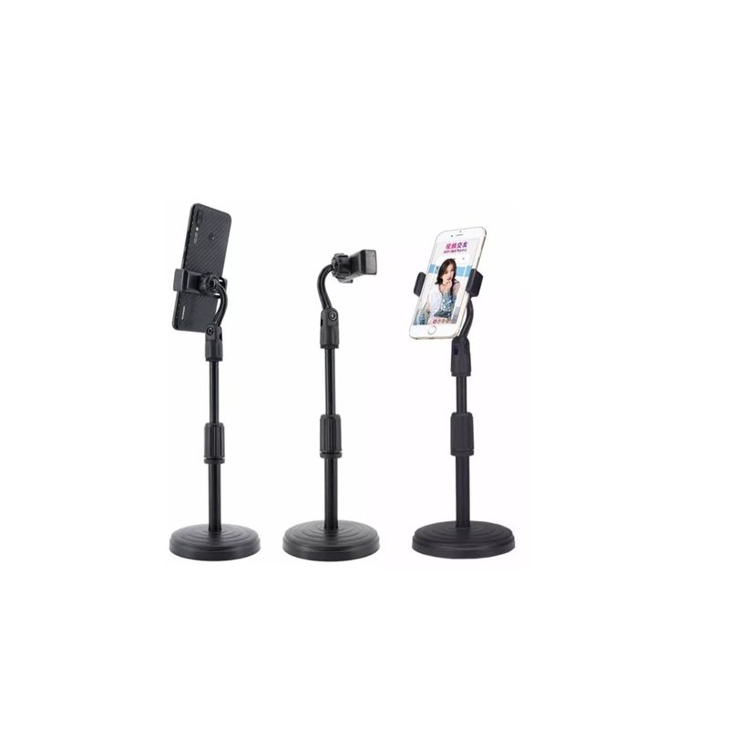 GENERICO - Soporte Con Base Alto Para Celulares Sobremesa O Escritorio