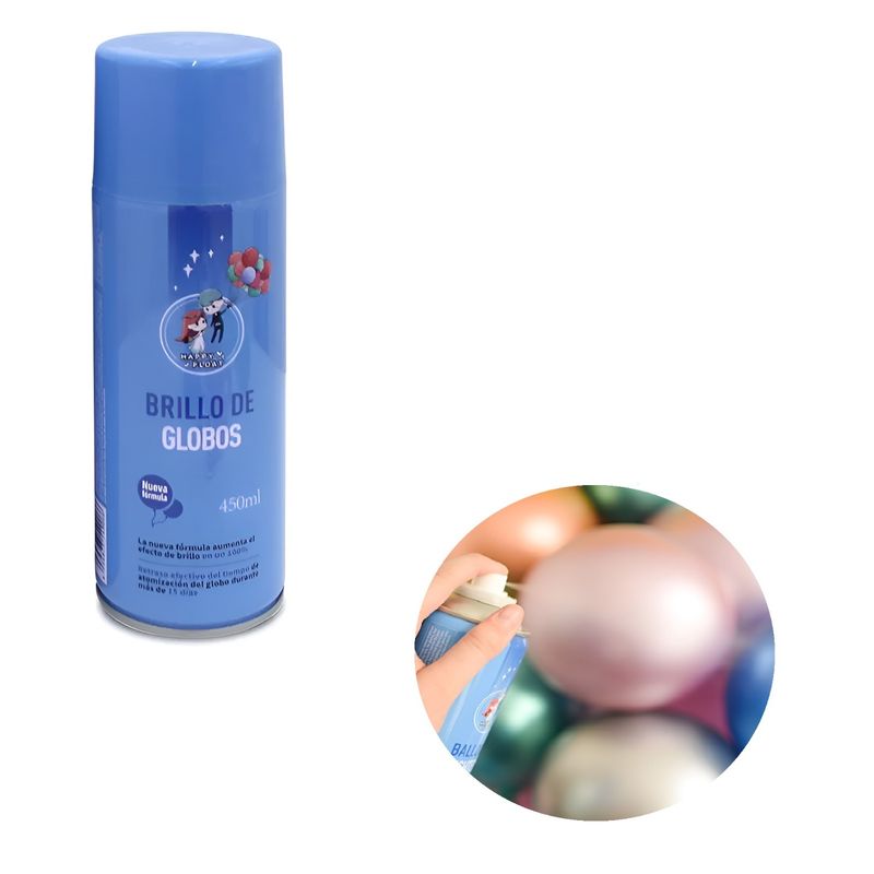 GENERICO - Abrillantador De Globos Abrillantador Brillo De Globos 450 ml
