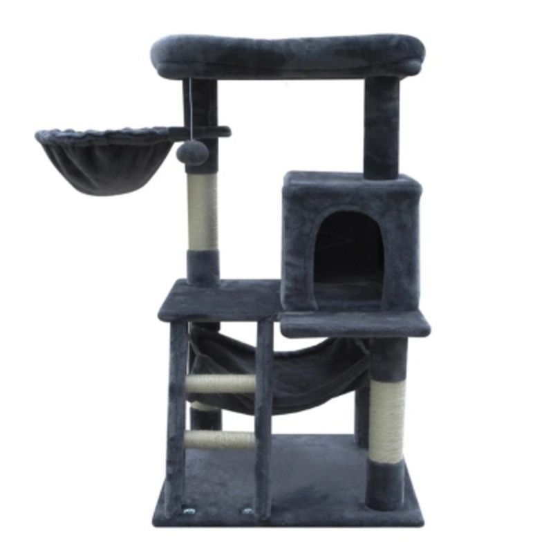 OLINA - Rascador para gatos Simba Gris Oscuro