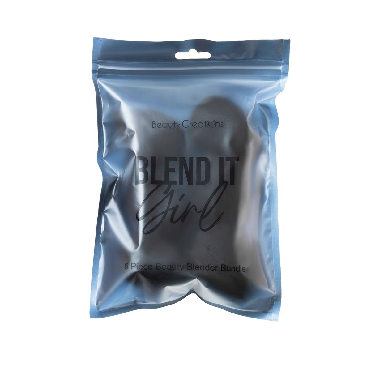 BEAUTY CREATIONS - Set Esponjas de Maquillaje Blend It Girl Negro Beauty Creations