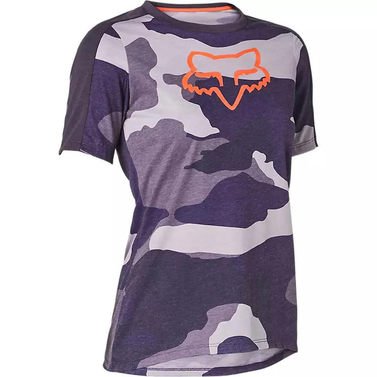 FOX - Polera Bicicleta Mujer Drirelease Camo Morado Fox FOX