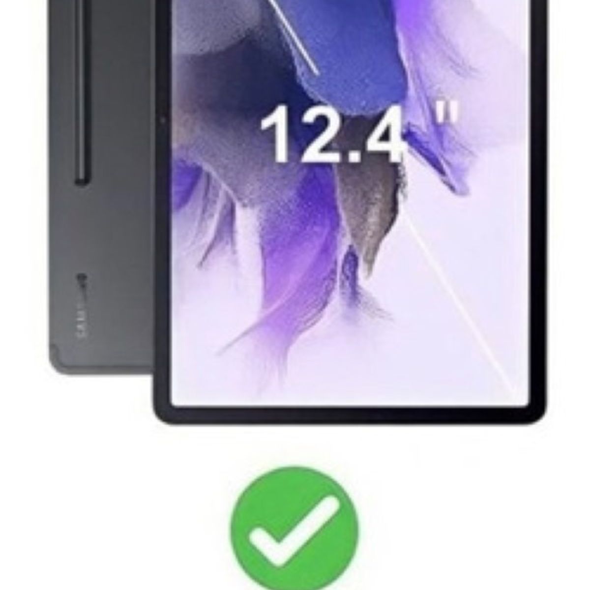 GENERICO - Lámina Vidrio Templado Para Samsung Tab S7 Fe 12.4 Pulgadas