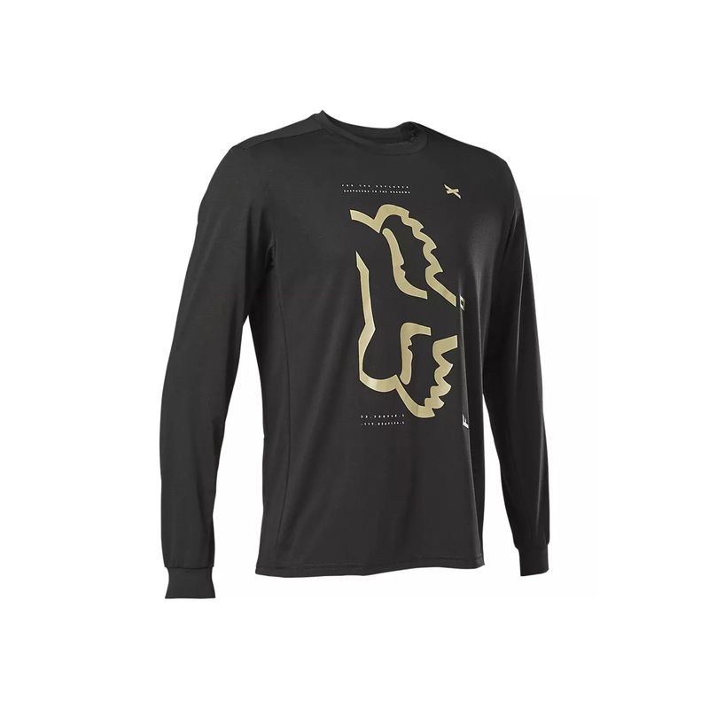 FOX - Polera Bicicleta Ranger Drirelease® Negro Fox FOX.-