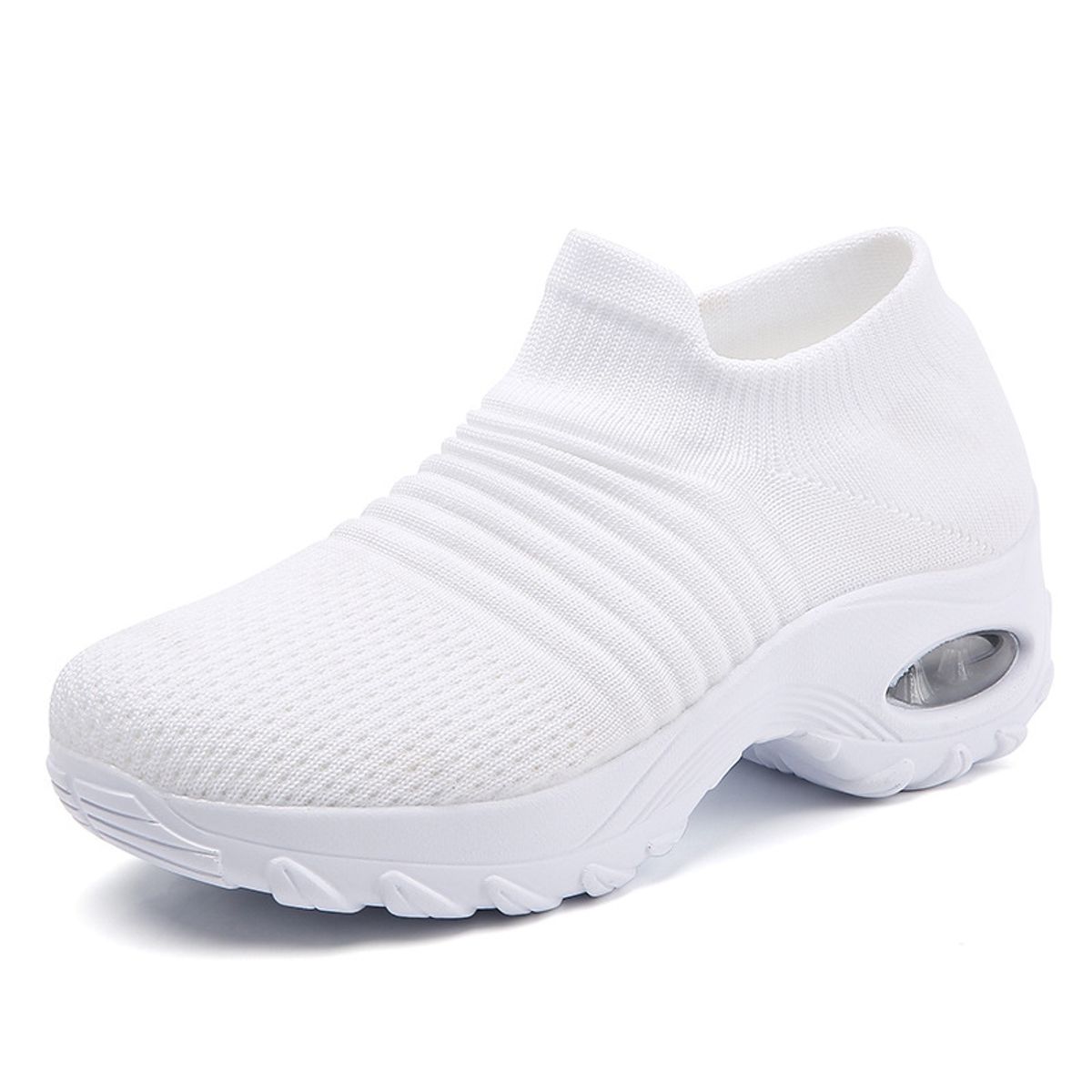 XHCY - Zapatos De Malla Gruesa Base Zapatos De Plataforma Cojín Amo