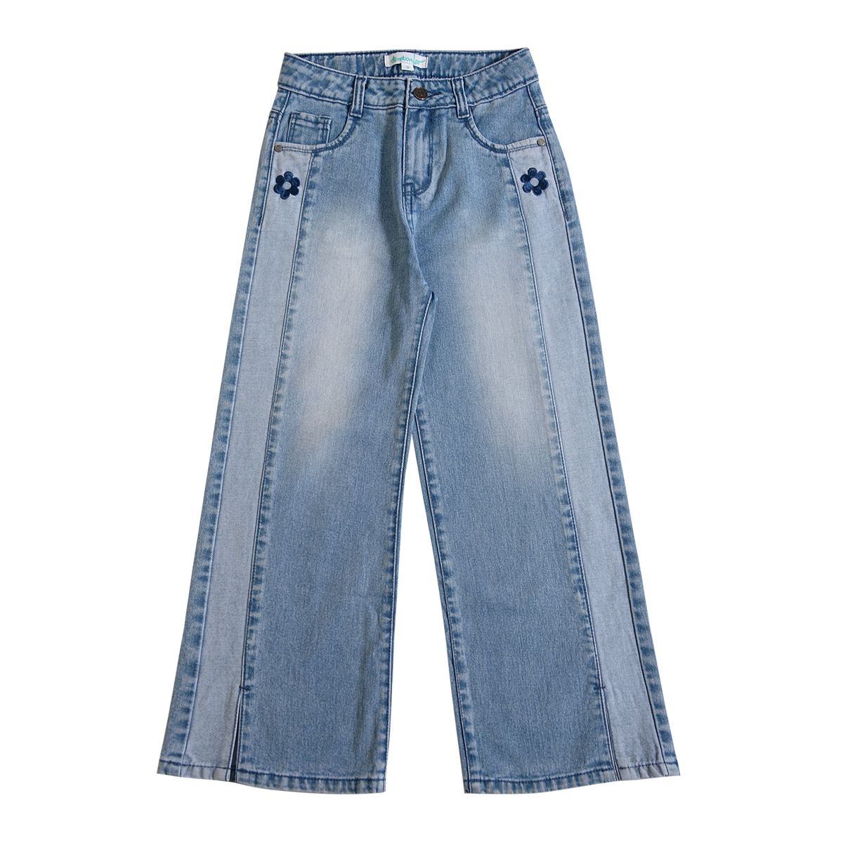 EXCEPTION - Jeans Mezclilla Palazzo Niña Exception