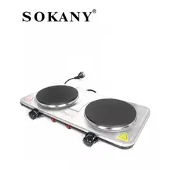 GENERICO - Cocina Electrica Portatil Encimera Doble Plato