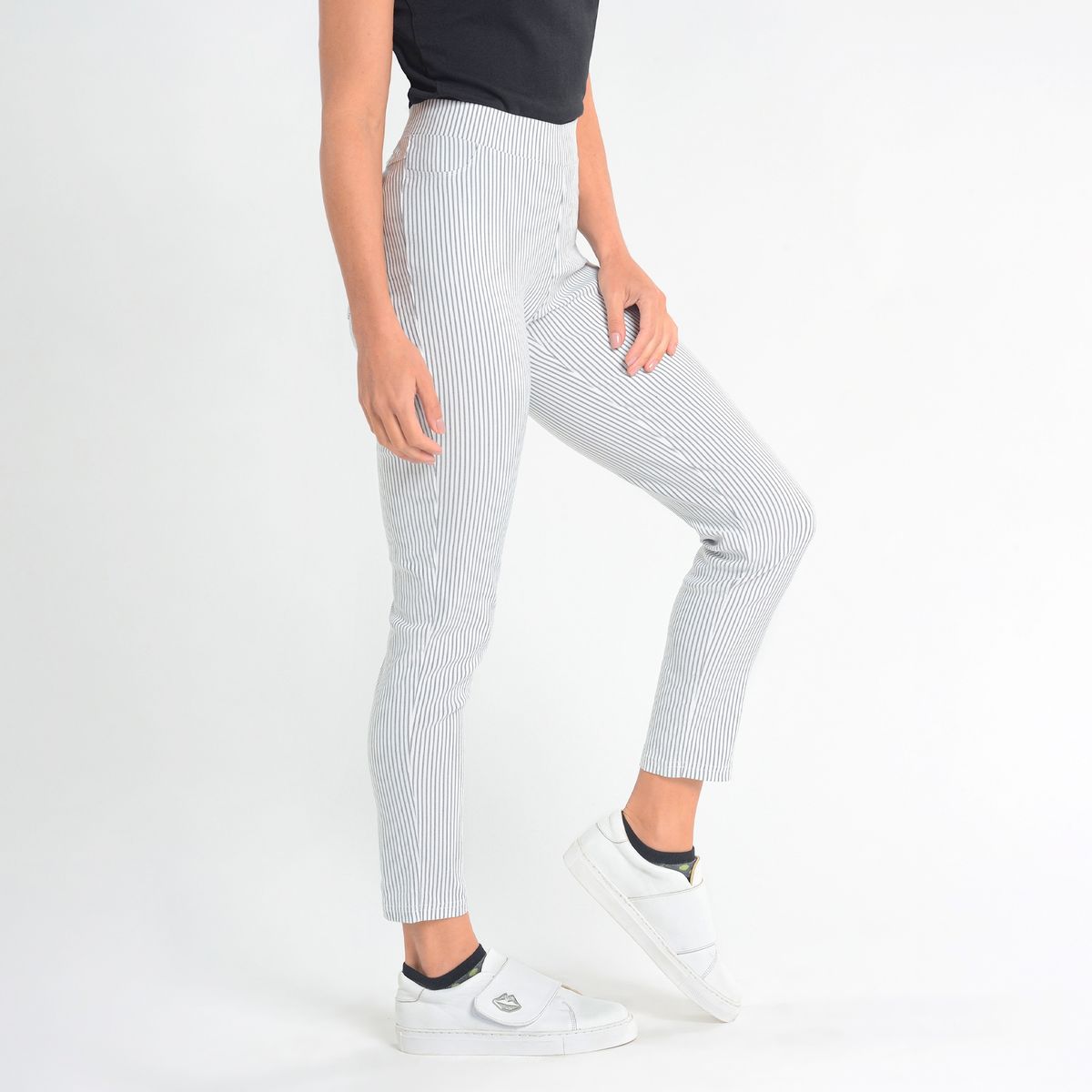 CAFFARENA - LEGGING TIRO ALTO DISEÑO RAYAS VISCOSA CAFFARENA