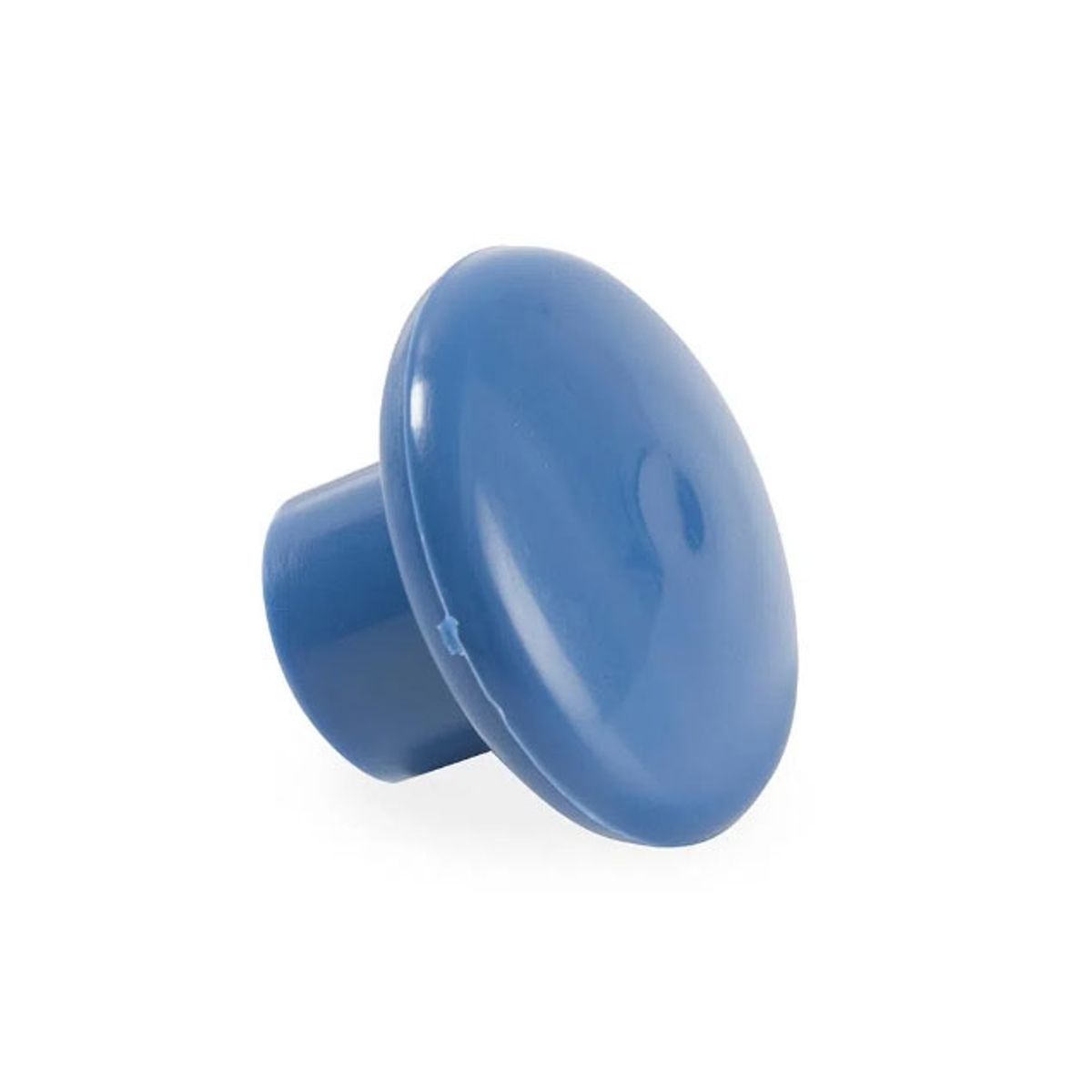 GENERICO - Perilla Circular Azul Plástica Bolsa 100 Unidades