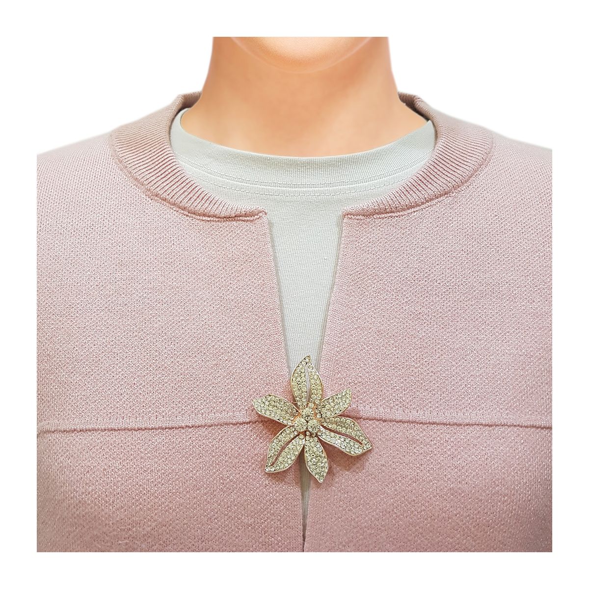 GENERICO - Broche Prendedor Para Mujer Flor De Loto