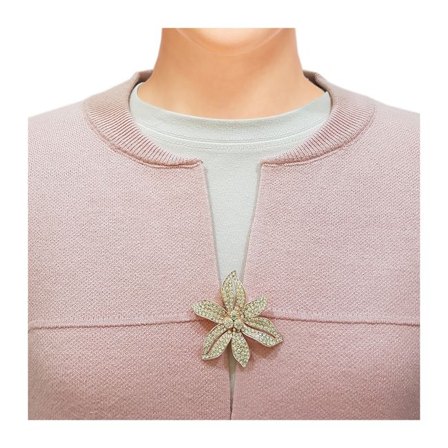 GENERICO - Broche Prendedor Para Mujer Flor De Loto