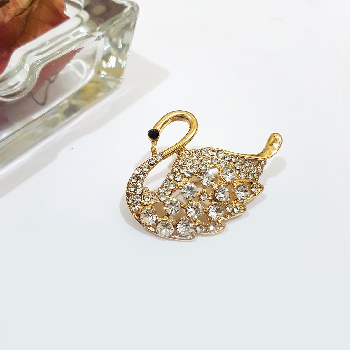 GENERICO - Broche Prendedor Para Mujer Cisne