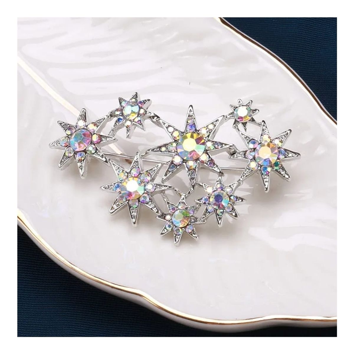 GENERICO - Broche Prendedor Para Mujer Super Stars