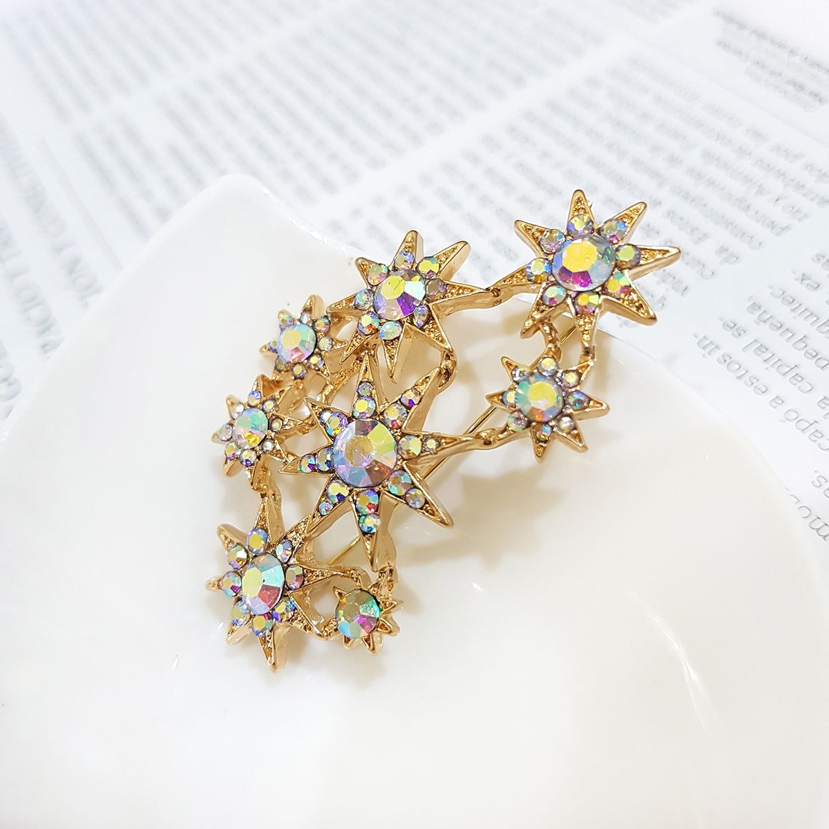 GENERICO - Broche Prendedor Para Mujer Super Stars