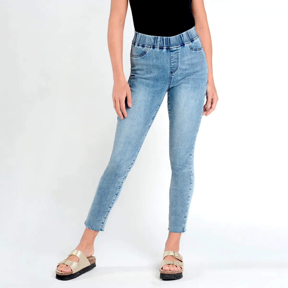 CAFFARENA - LEGGING JEANS CLASICO ALGODÓN