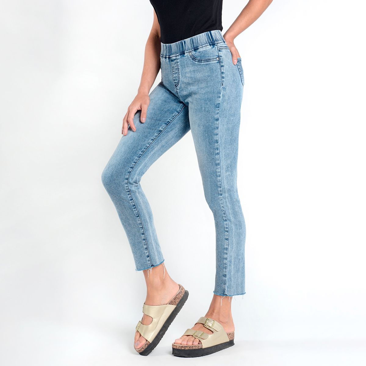 CAFFARENA - LEGGING JEANS CLASICO ALGODÓN