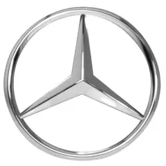GENERICO - Emblema Logo Insignia Mercedes Benz 10cm Trasero Frontal