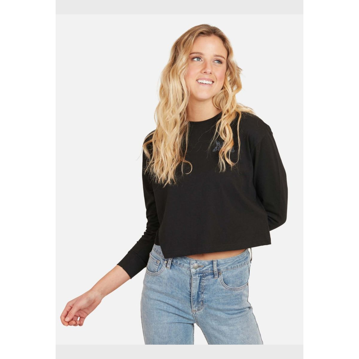 MAUI AND SONS - Polera Azy Ile Mujer Negro 