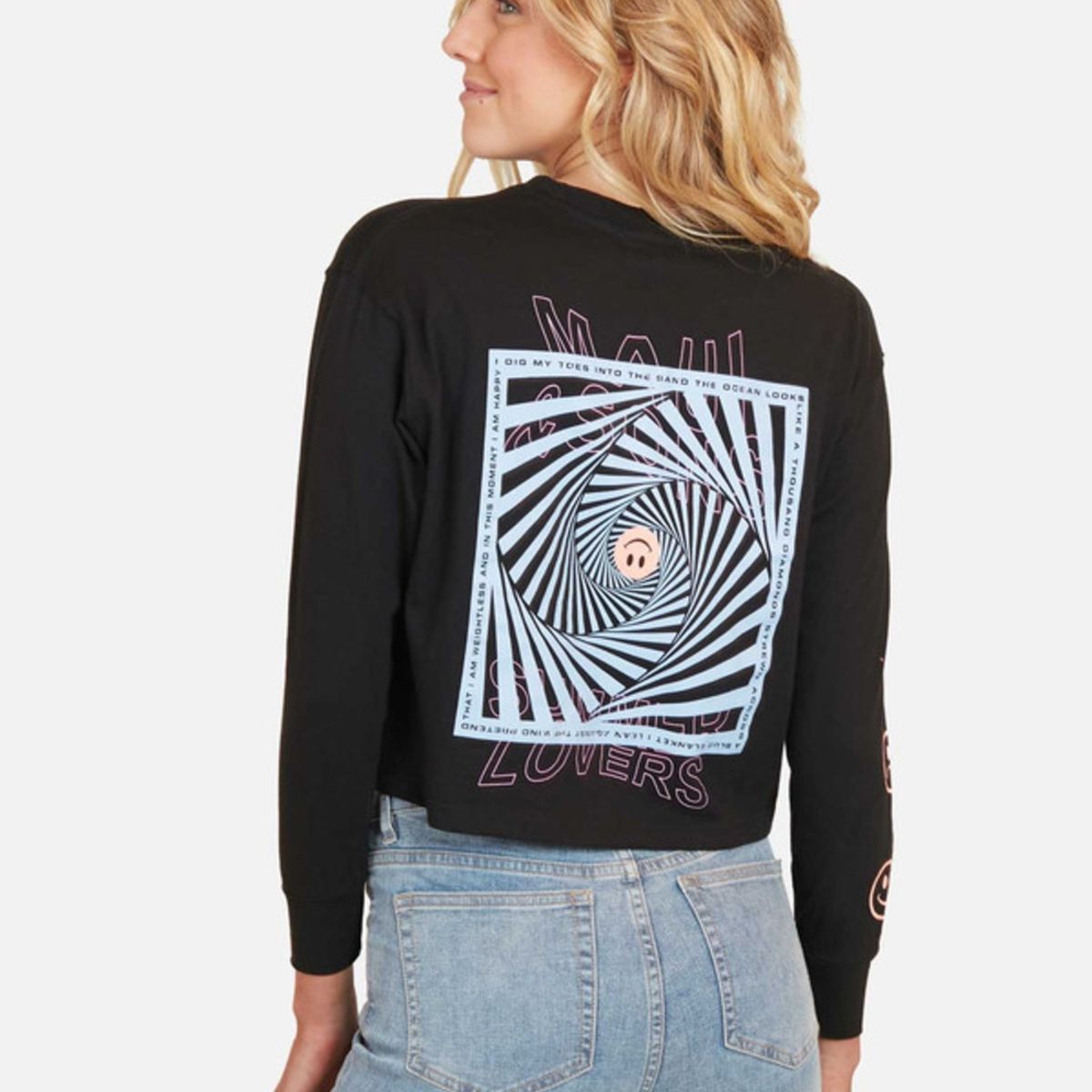 MAUI AND SONS - Polera Azy Ile Mujer Negro 