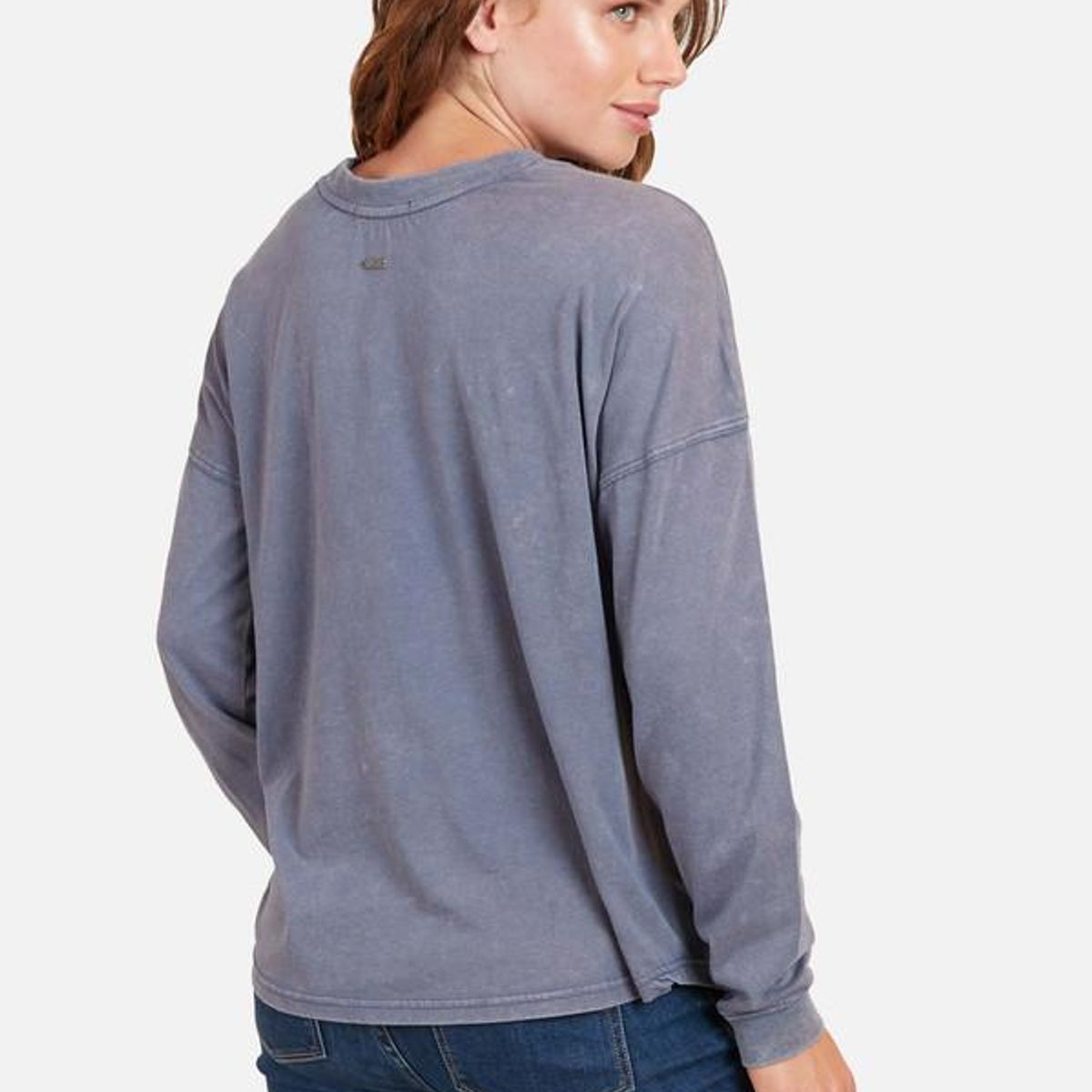 MAUI AND SONS - Polera Meditation Skull Mujer Azul 