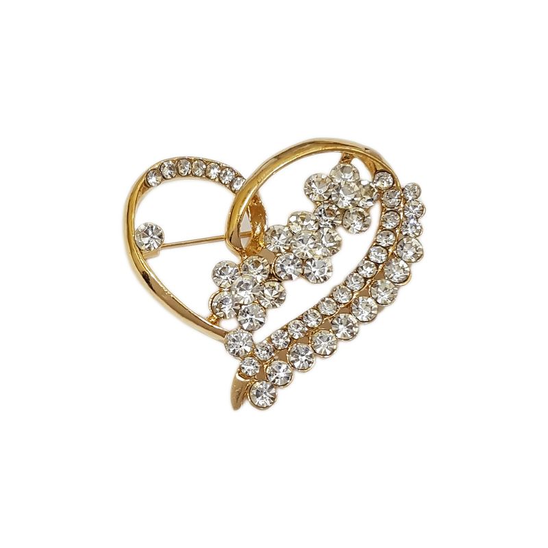 GENERICO - Broche Prendedor Para Mujer Bello Corazon