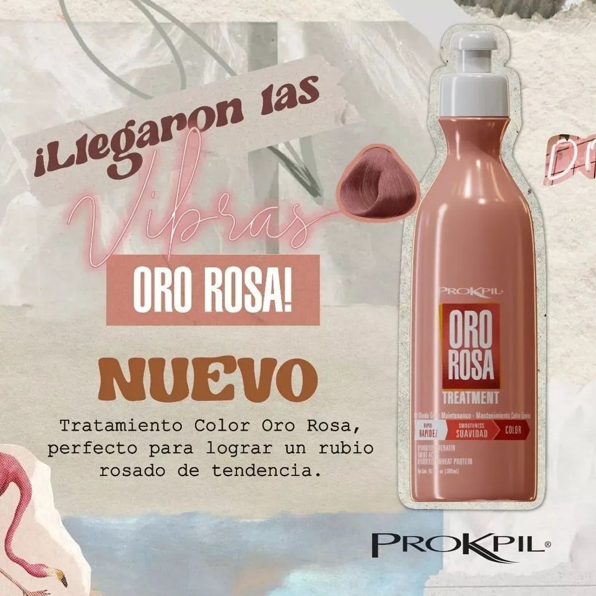 PROKPIL - Tratamiento Prokpil Color Oro Rosa Matizador 300ml