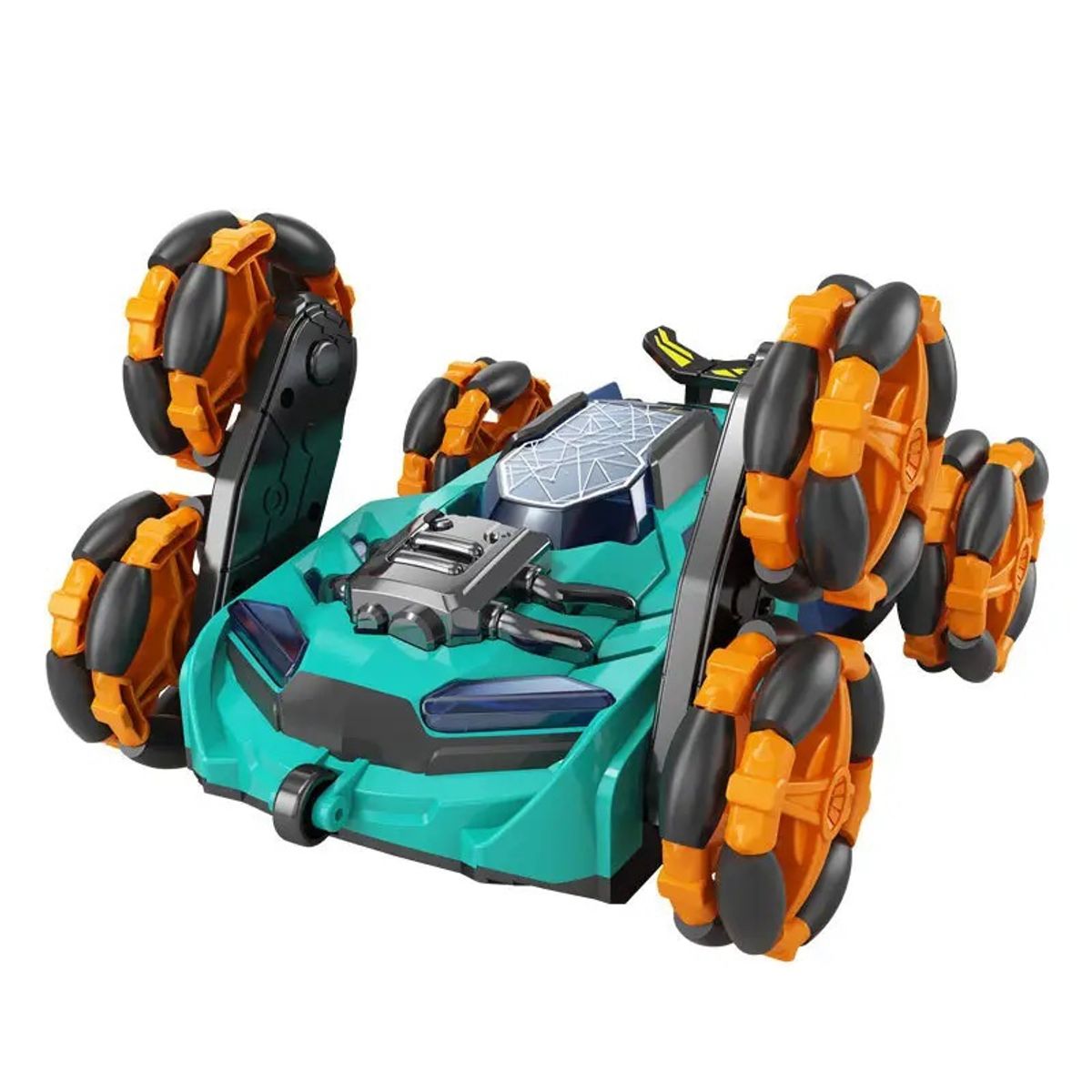 GENERICO - Auto control Remoto Acrobático 6 Ruedas Giros 360° Luz Led