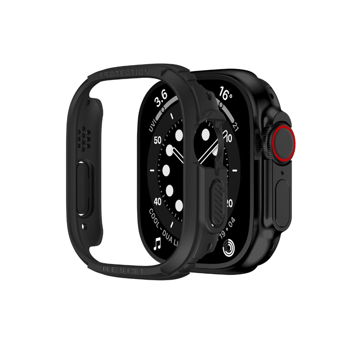 FOXYSMART - Carcasa Bumper para Apple Watch Ultra 49mm