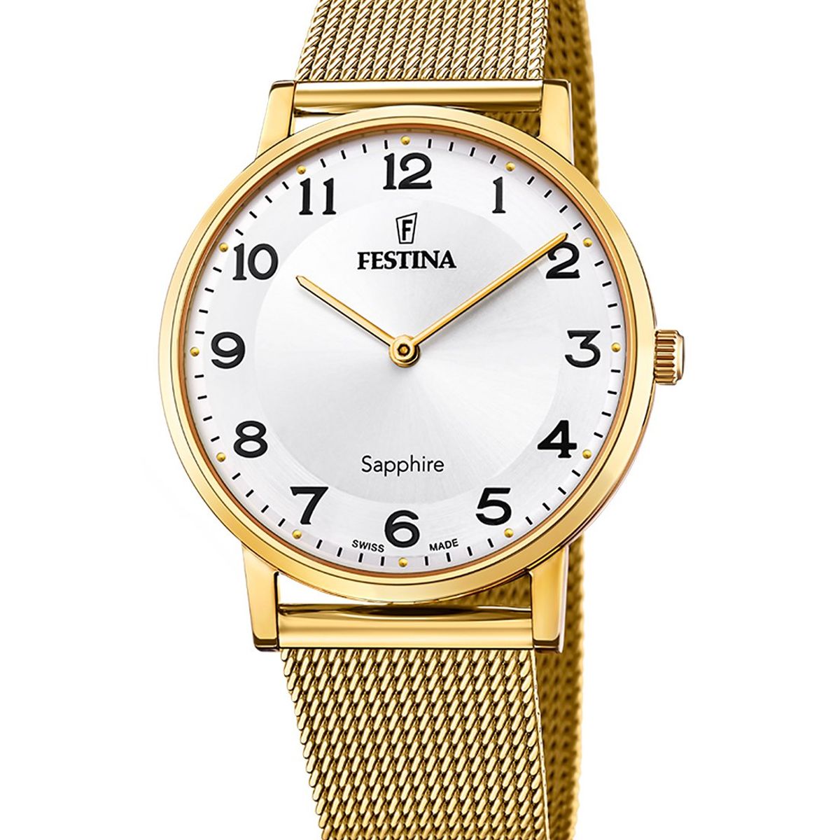 FESTINA SWISS - Reloj F20022/5 Festina Swiss Blanco Hombre Swiss Made