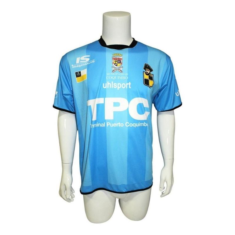 UHLSPORT - Camiseta Coquimbo Unido 2014 Visita Nueva Original Uhlsport - Celeste