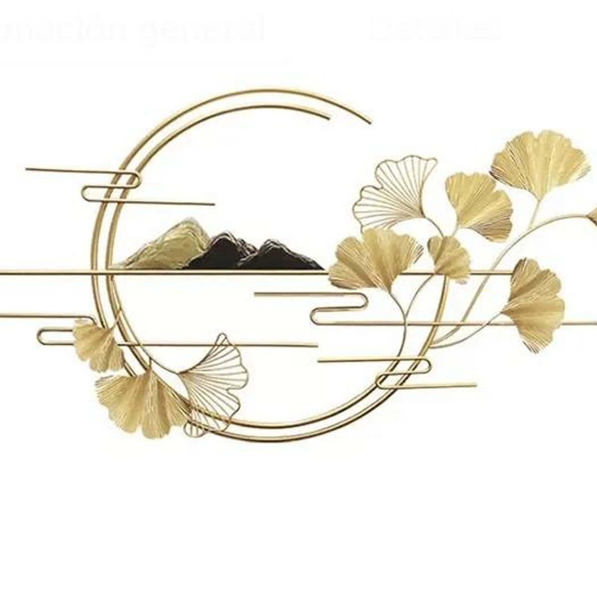 GENERICO - Cuadro Decorativo de Pared Paisaje Dorado