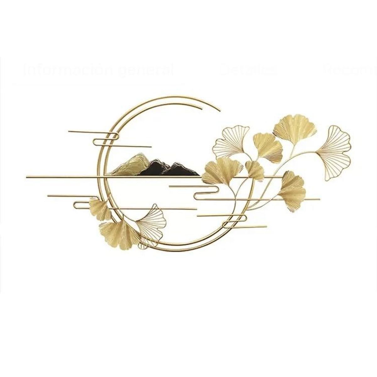 GENERICO - Cuadro Decorativo de Pared Paisaje Dorado