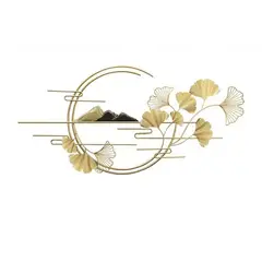 GENERICO - Cuadro Decorativo de Pared Paisaje Dorado