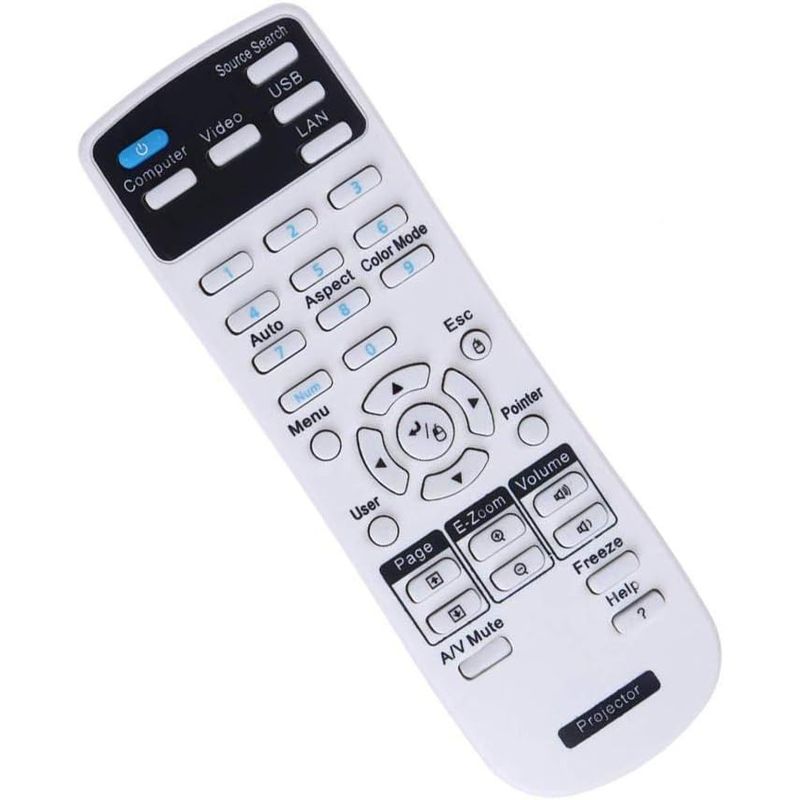 GENERICO - Control Remoto Para Proyector Epson Data Ex7220 Power Lite S