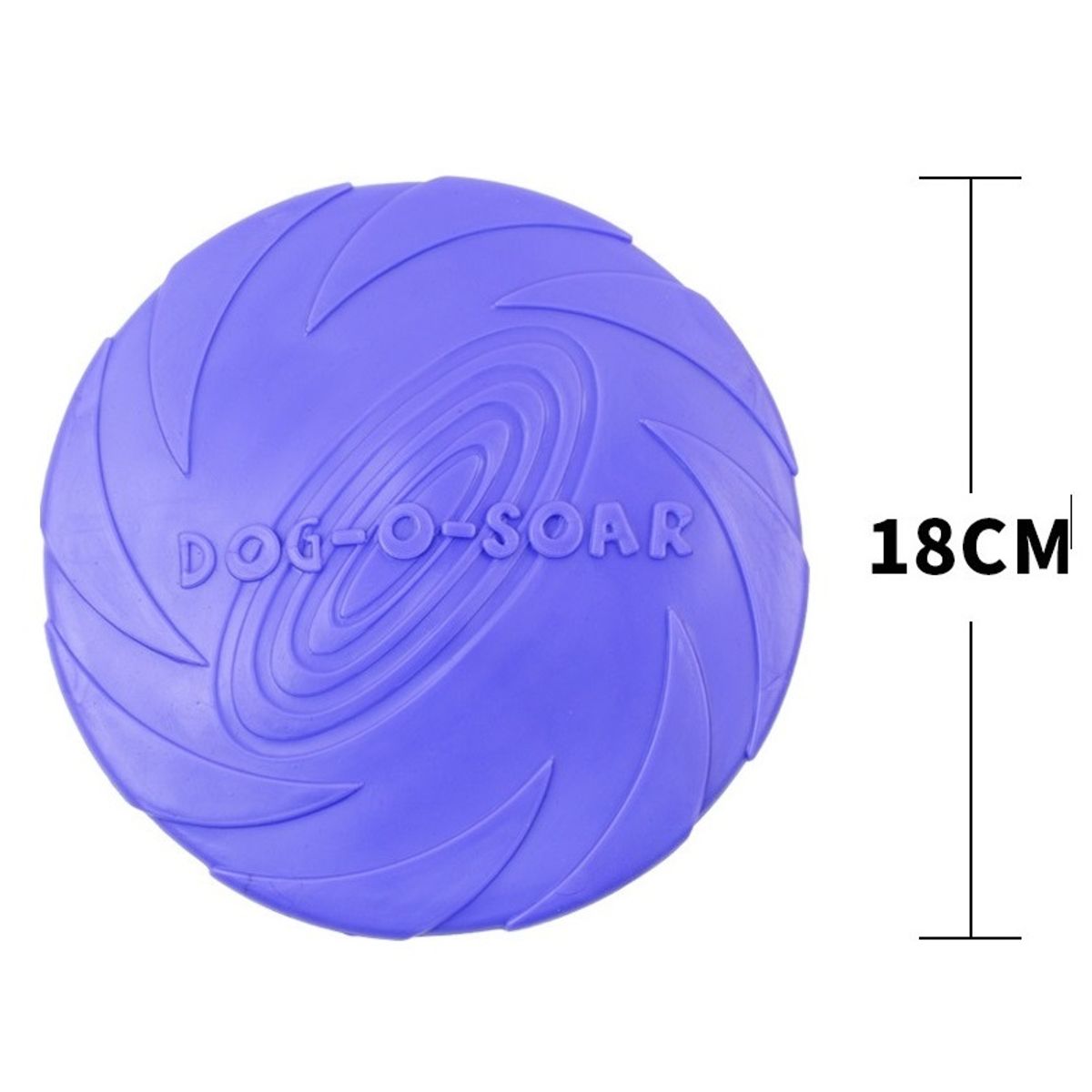 MASCO TODO - Frisbee de 18cm Mascotas Perro Resistente Morado