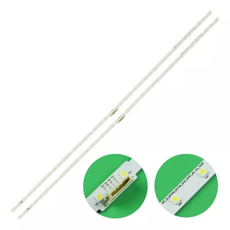 KUANGYE Kit 2 Tiras Led Backlight Tv 55" Nu7100 Nu7300