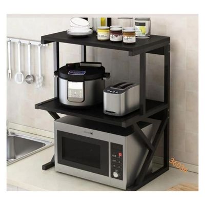 Imagen 2 del producto Estante Cocina Para Horno Microondas Rack Organizador Negro