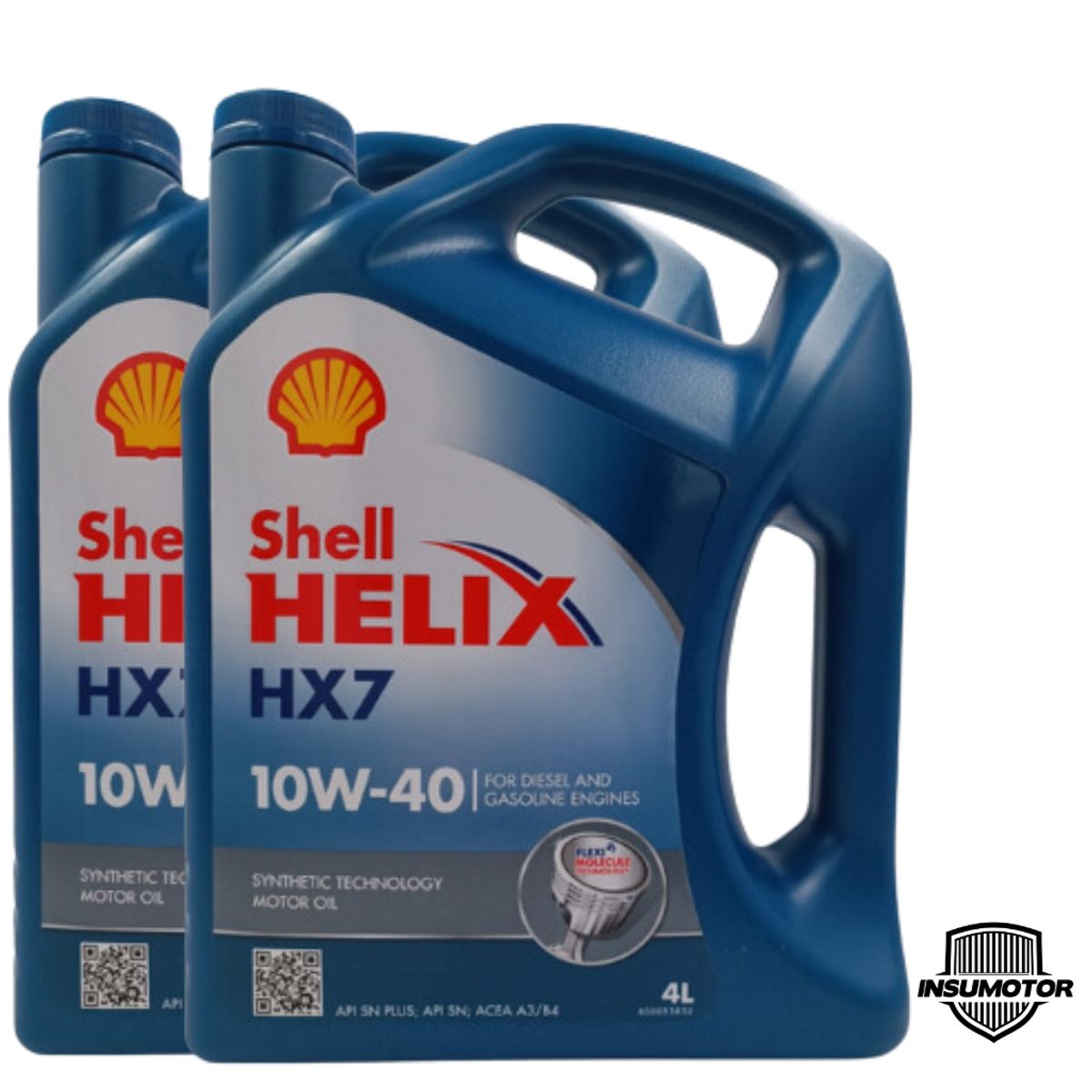 SHELL - Aceite 10w40 Shell Helix HX7 4lts X2
