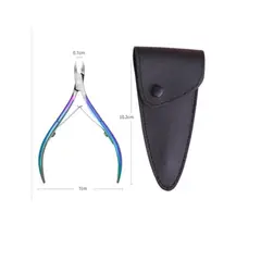 GENERICO - Corta Cutícula Arco Iris De Acero Inoxidable Profesional