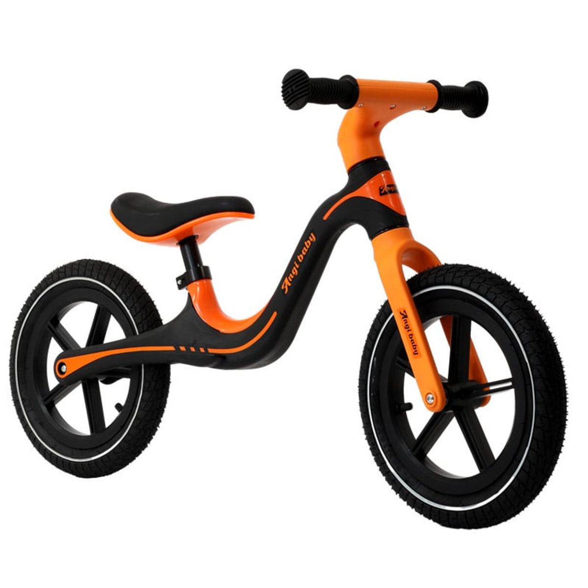 GOLDEN BABY'S - Bicicleta Equilibrio Sin Pedal Llanta Neumático Negro Aro 12