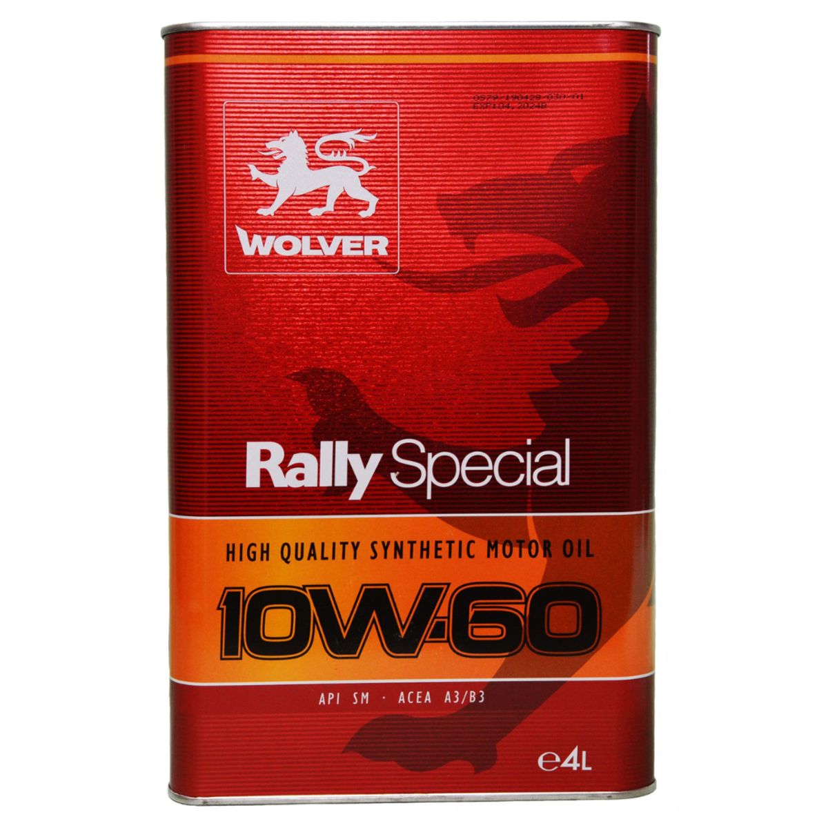 WOLVER - Aceite para Motor 10w60 Wolver Rally Special 4lts