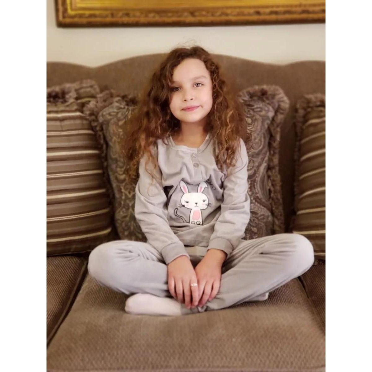 LOOK SHOP - Pijama Niña Micropolar Conejita Dos Botones 329