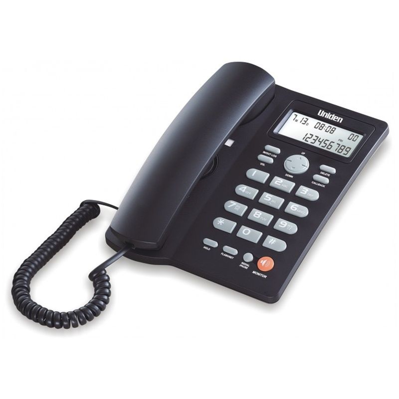 UNIDEN - Teléfono Fijo Sobremesa Uniden AS7413 Negro