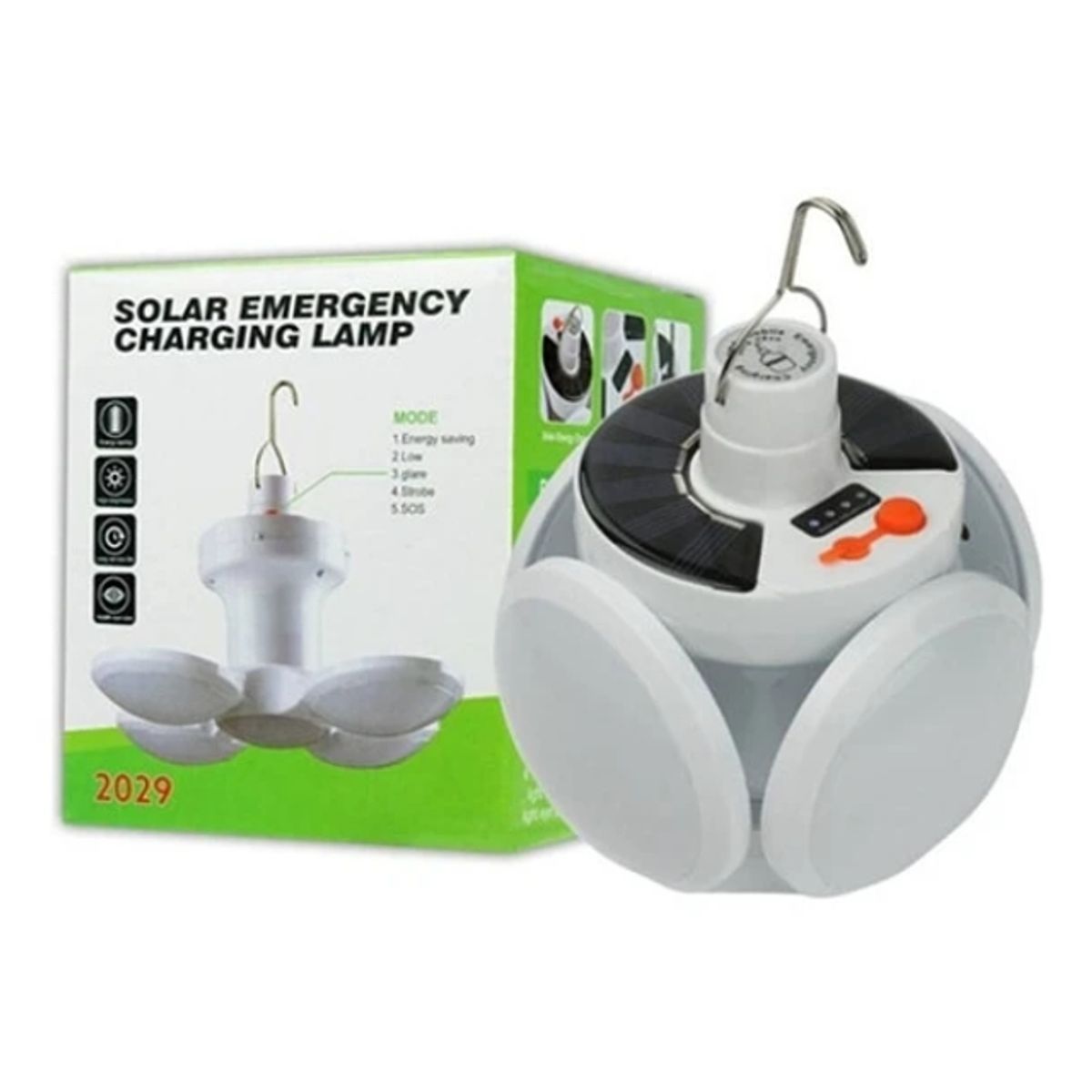 GENERICO - Lampara Camping Solar Emergencia 50w Articulada Outdoor