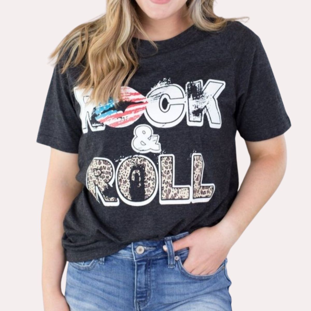 ARRAKASTA - Polera de algodón estampado SM