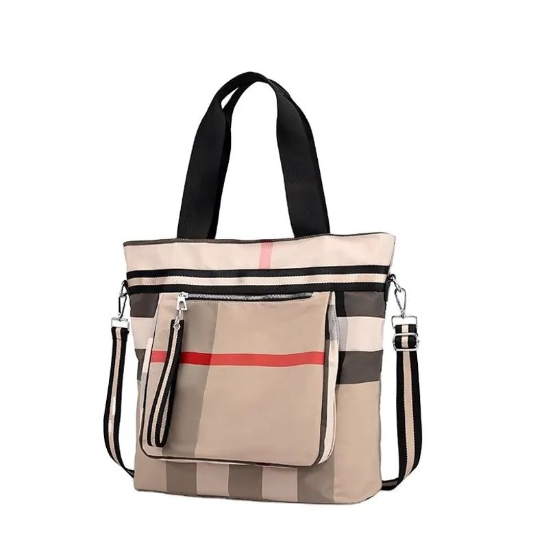 GENERICO - Bolso Cartera Tote Bag Mujer Gran Capacidad Diseño Escocesa