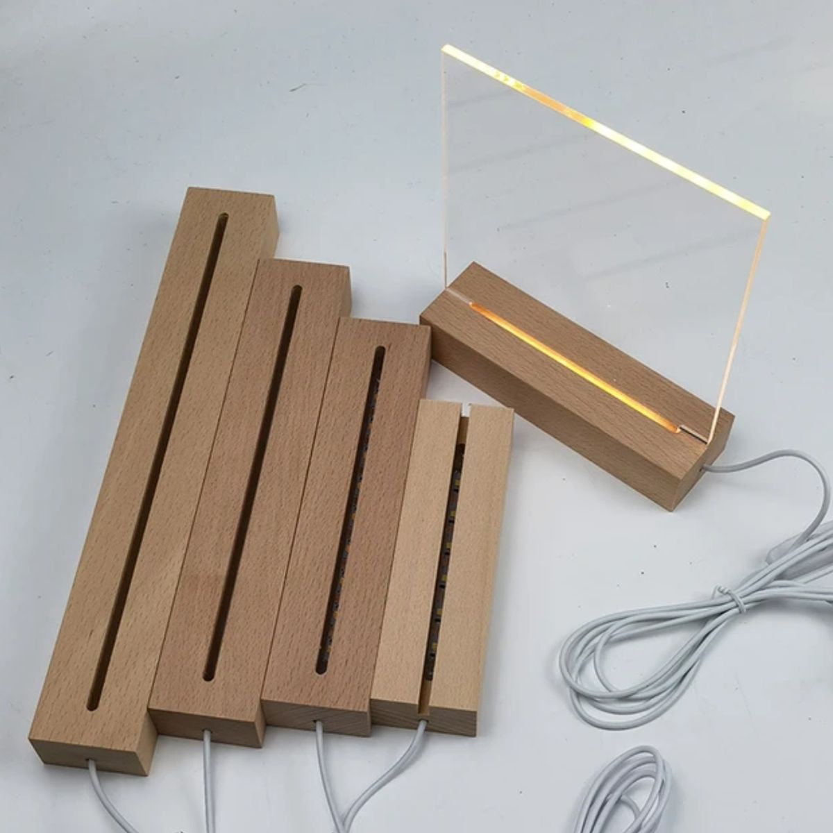 GENERICO - Bases de Madera Leds